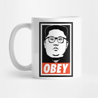 obey kim jong un Mug